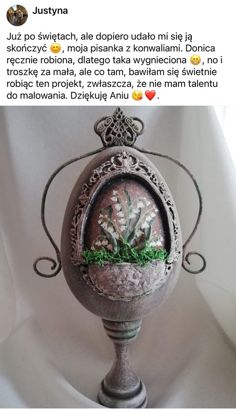 pisanka z konwaliami - opinia3