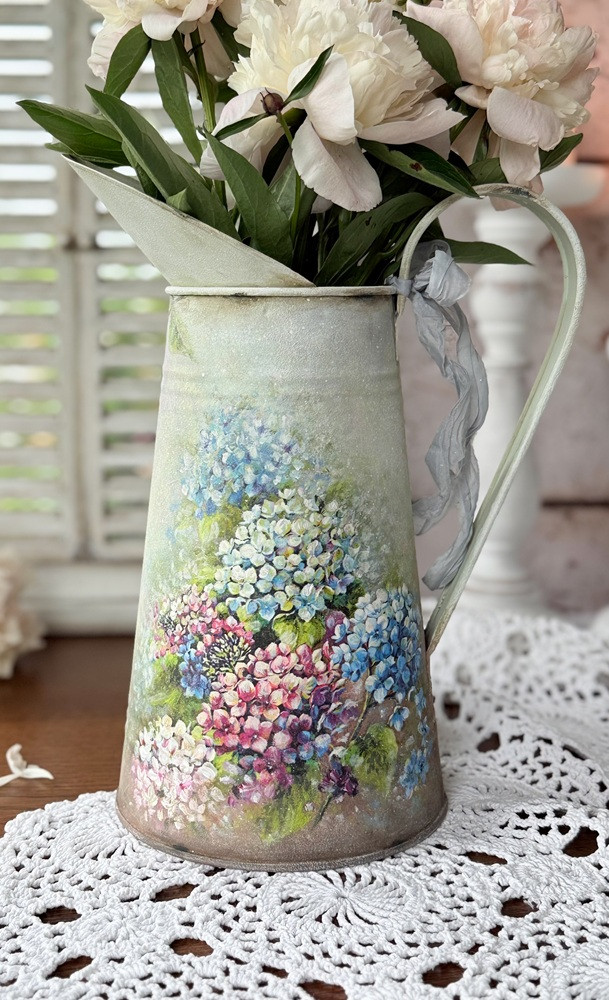 decoupage hortensje